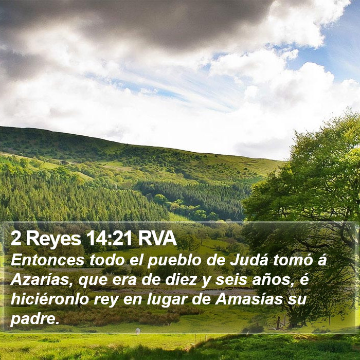 2 Reyes 14:21 RVA Bible Study