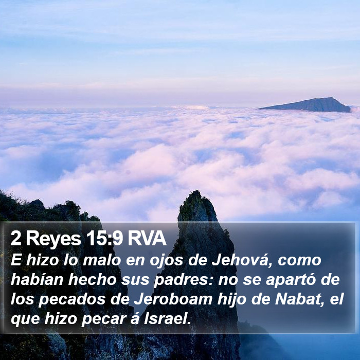 2 Reyes 15:9 RVA Bible Study