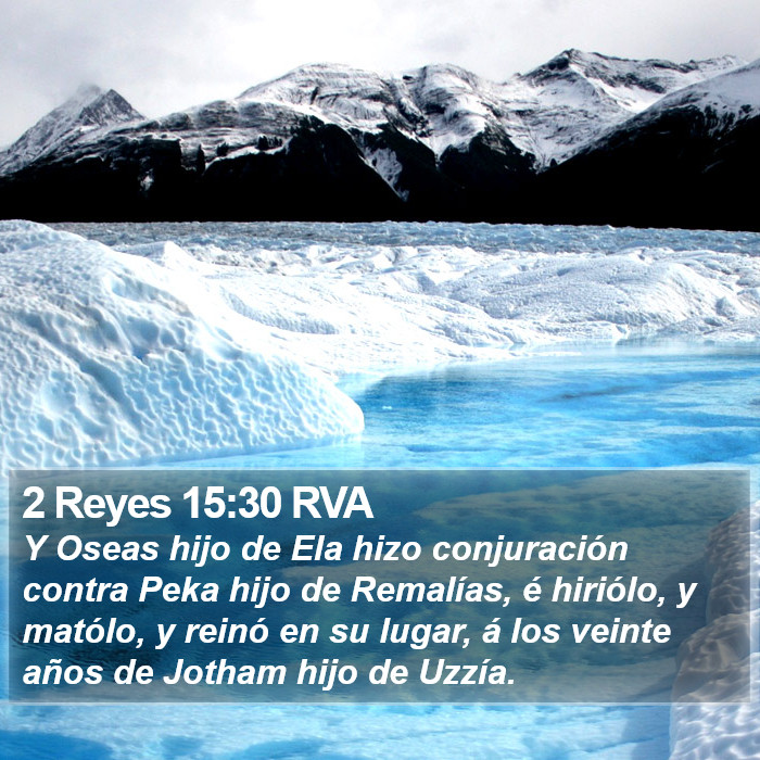 2 Reyes 15:30 RVA Bible Study