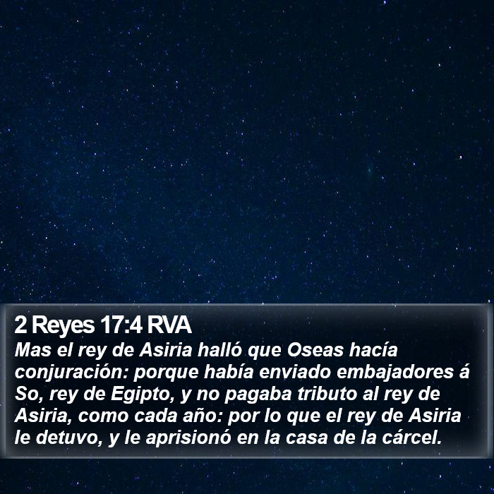 2 Reyes 17:4 RVA Bible Study