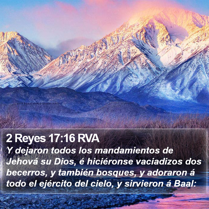 2 Reyes 17:16 RVA Bible Study