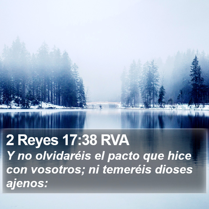 2 Reyes 17:38 RVA Bible Study