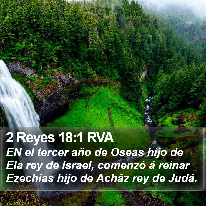 2 Reyes 18:1 RVA Bible Study