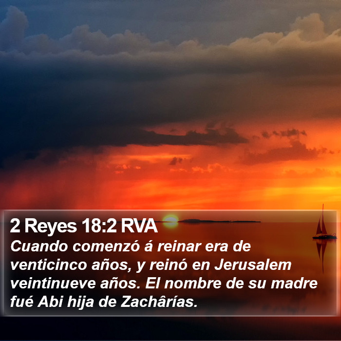 2 Reyes 18:2 RVA Bible Study