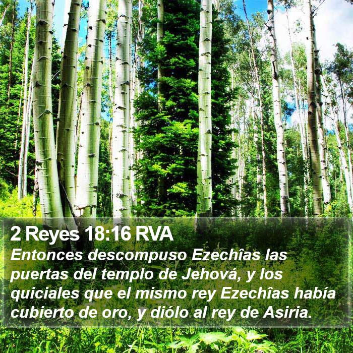 2 Reyes 18:16 RVA Bible Study