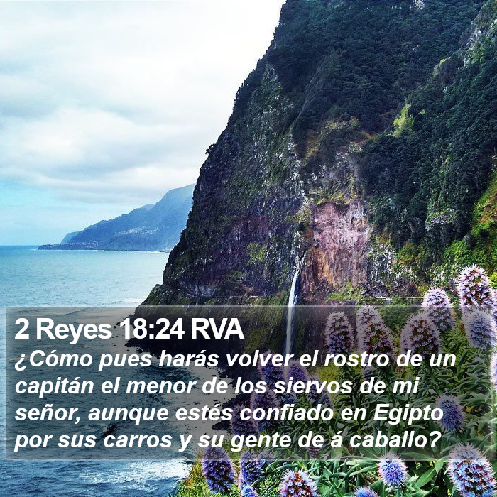 2 Reyes 18:24 RVA Bible Study