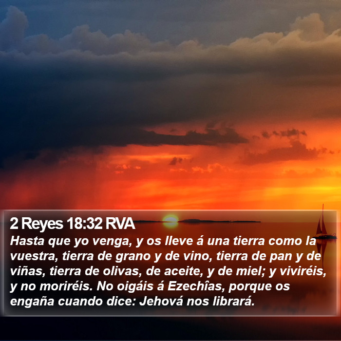 2 Reyes 18:32 RVA Bible Study