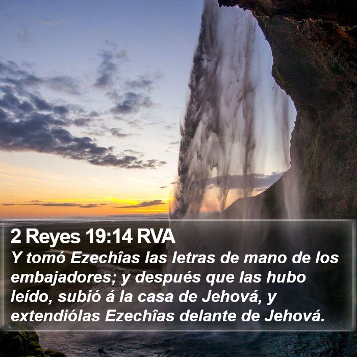 2 Reyes 19:14 RVA Bible Study