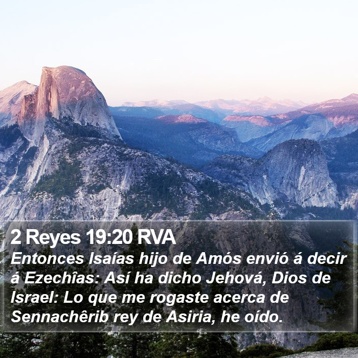 2 Reyes 19:20 RVA Bible Study