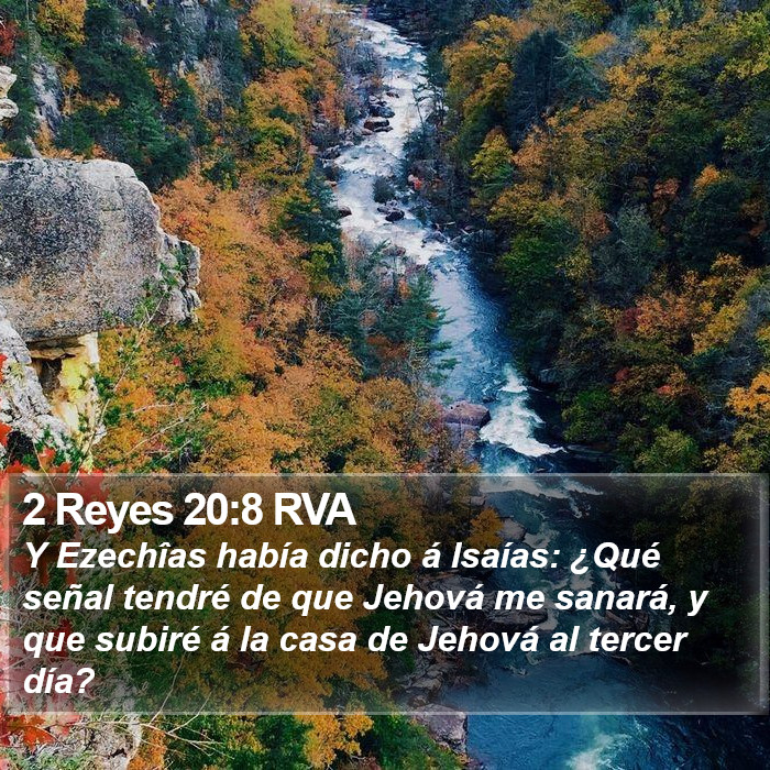 2 Reyes 20:8 RVA Bible Study