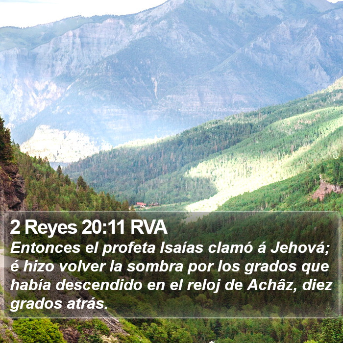 2 Reyes 20:11 RVA Bible Study