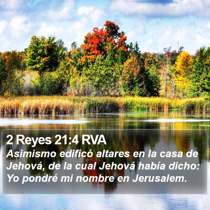 2 Reyes 21:4 RVA Bible Study