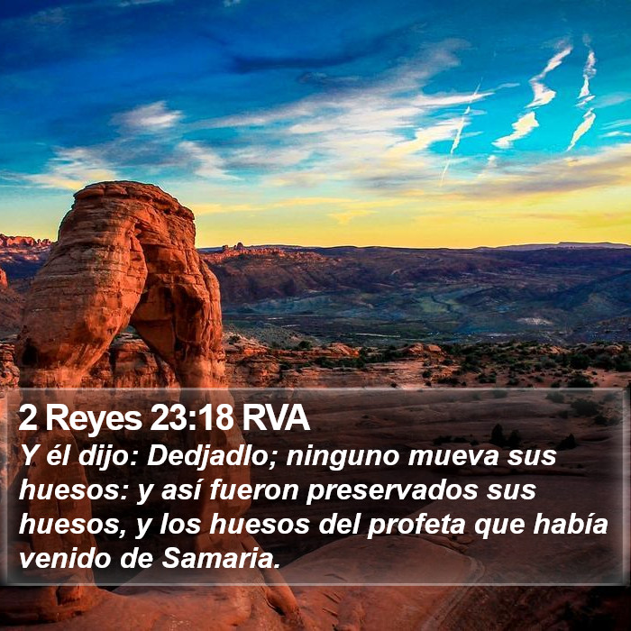 2 Reyes 23:18 RVA Bible Study