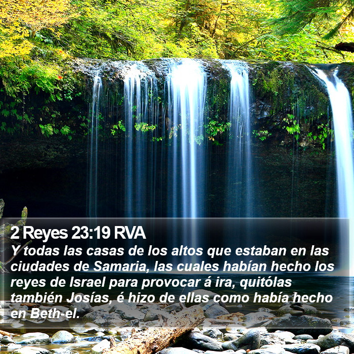 2 Reyes 23:19 RVA Bible Study