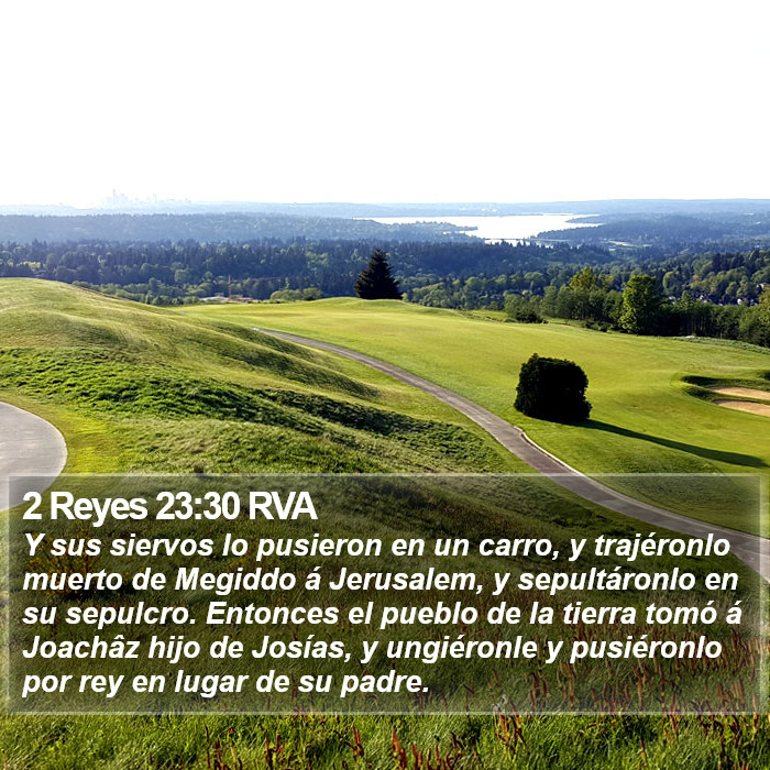 2 Reyes 23:30 RVA Bible Study