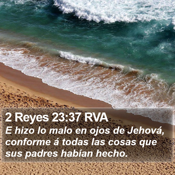 2 Reyes 23:37 RVA Bible Study