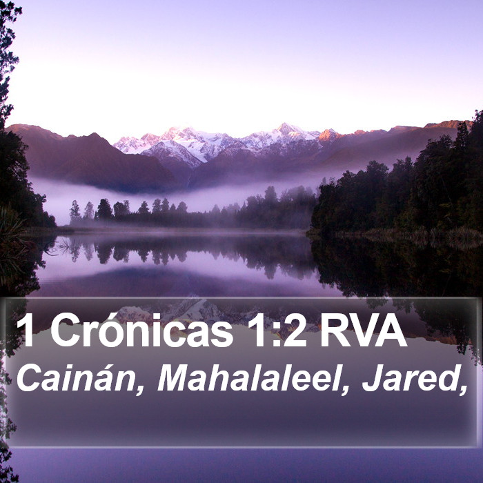 1 Crónicas 1:2 RVA Bible Study