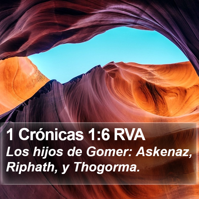 1 Crónicas 1:6 RVA Bible Study