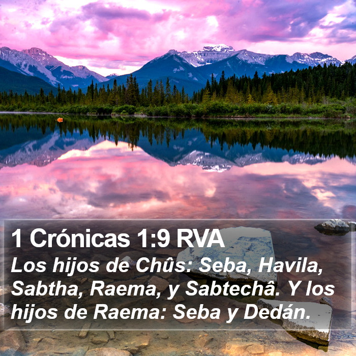 1 Crónicas 1:9 RVA Bible Study