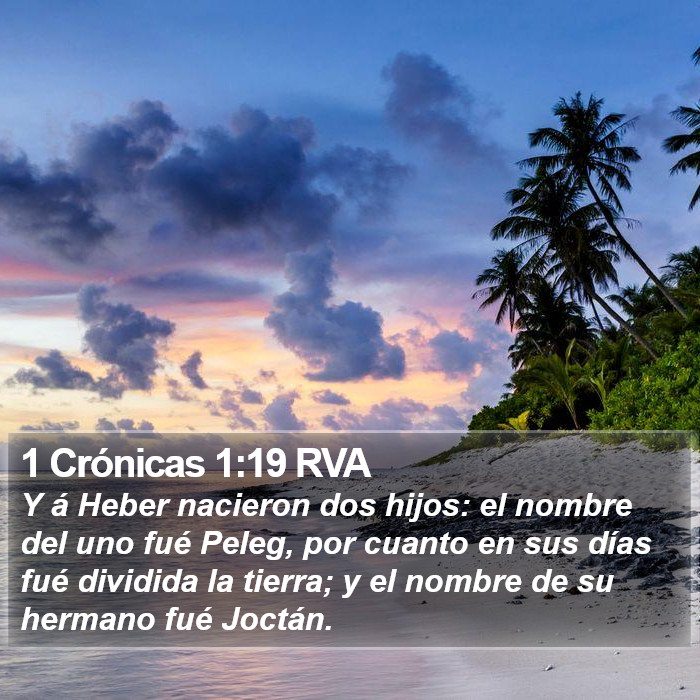 1 Crónicas 1:19 RVA Bible Study