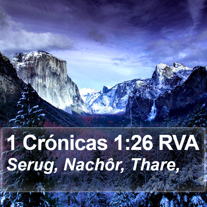 1 Crónicas 1:26 RVA Bible Study