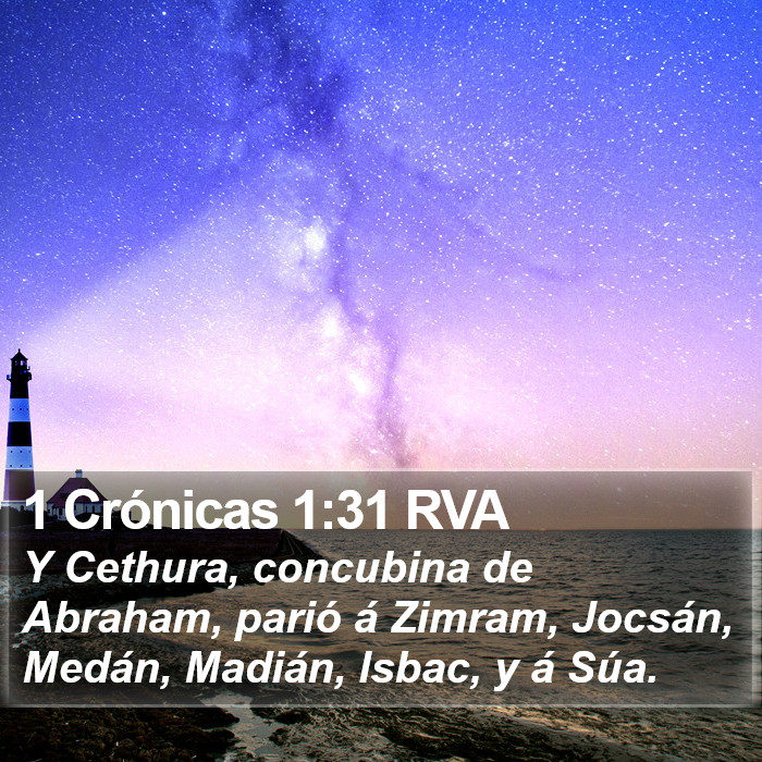 1 Crónicas 1:31 RVA Bible Study