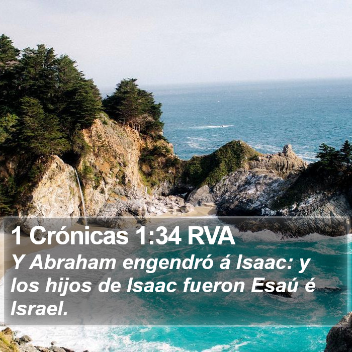 1 Crónicas 1:34 RVA Bible Study