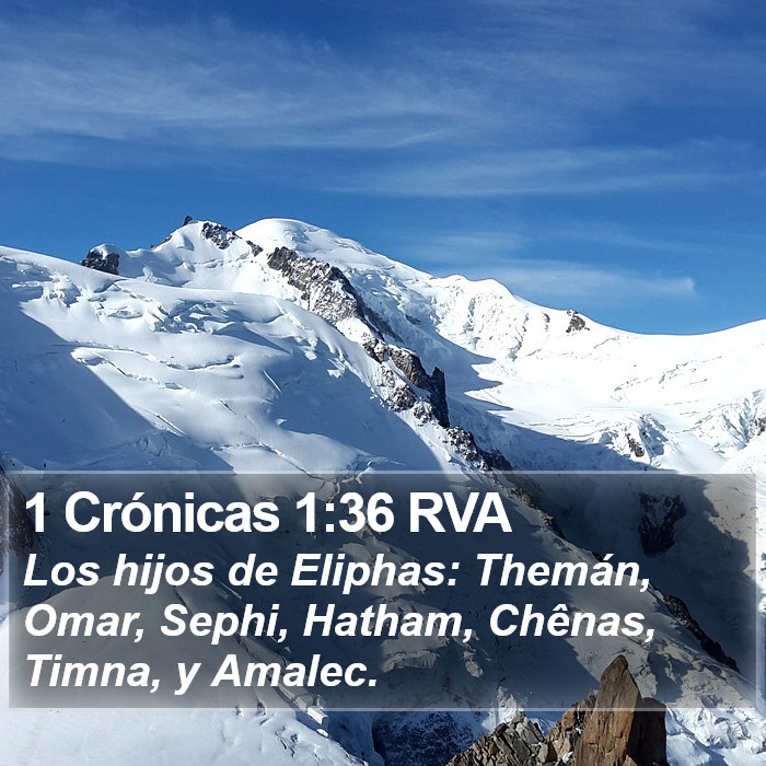 1 Crónicas 1:36 RVA Bible Study