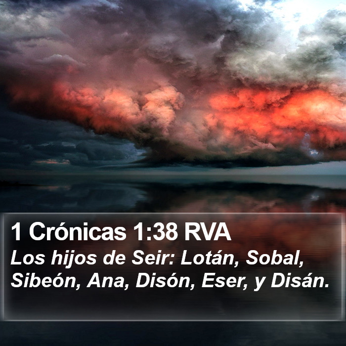 1 Crónicas 1:38 RVA Bible Study