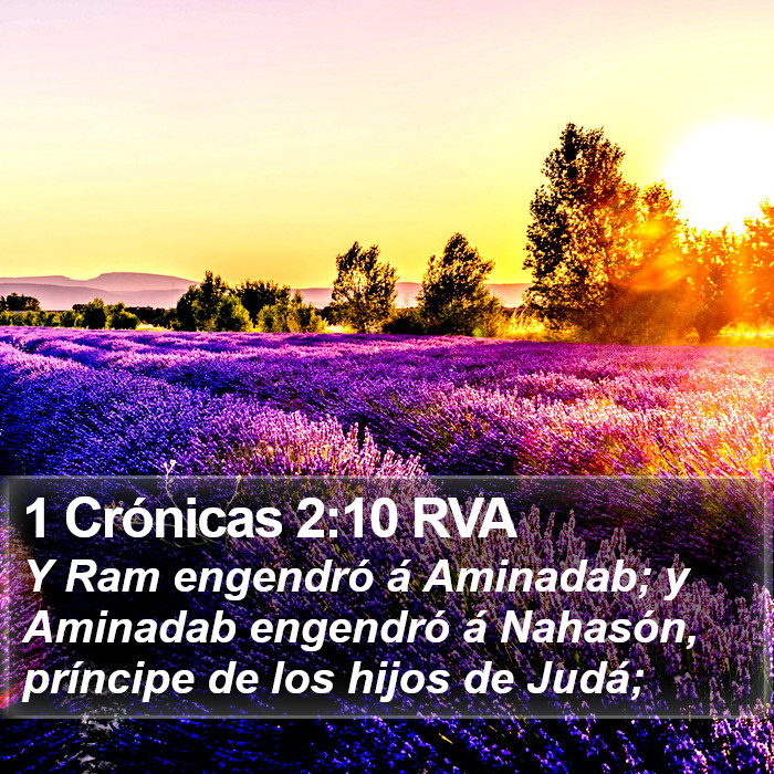 1 Crónicas 2:10 RVA Bible Study