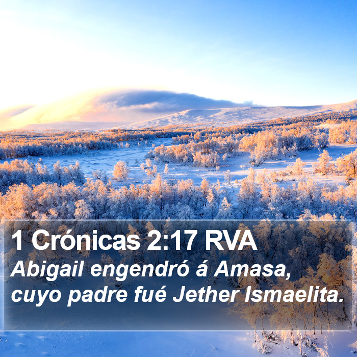 1 Crónicas 2:17 RVA Bible Study