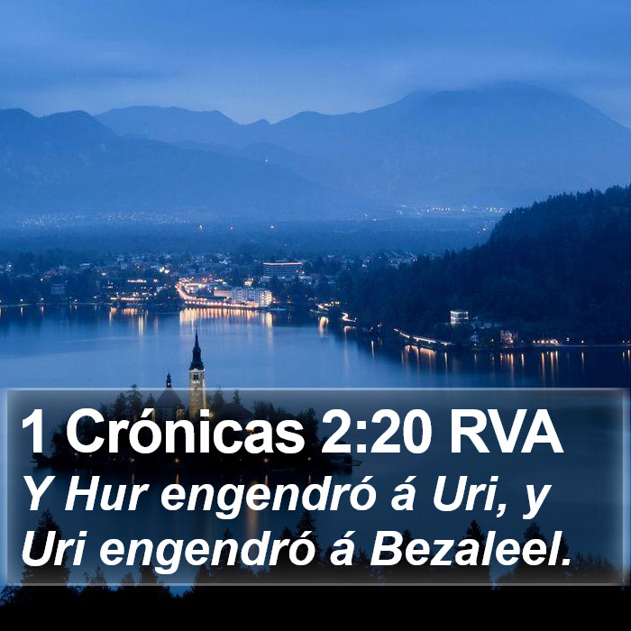 1 Crónicas 2:20 RVA Bible Study