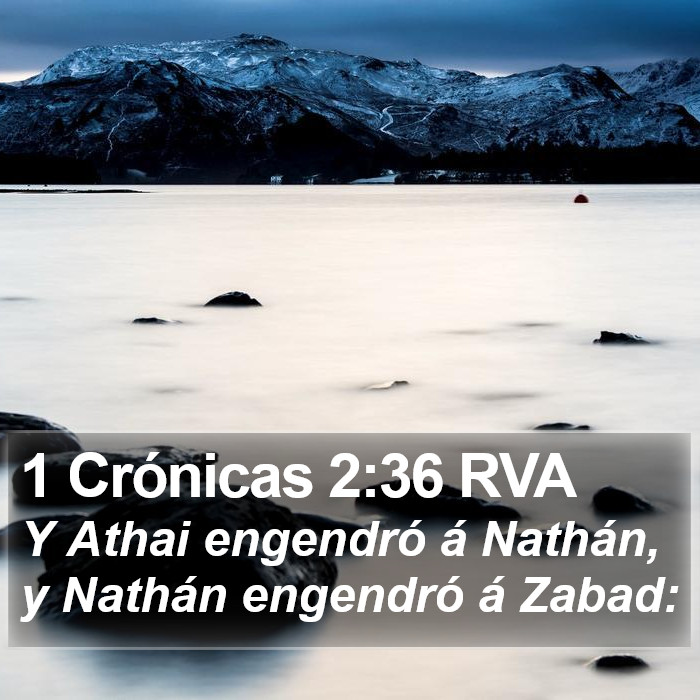 1 Crónicas 2:36 RVA Bible Study