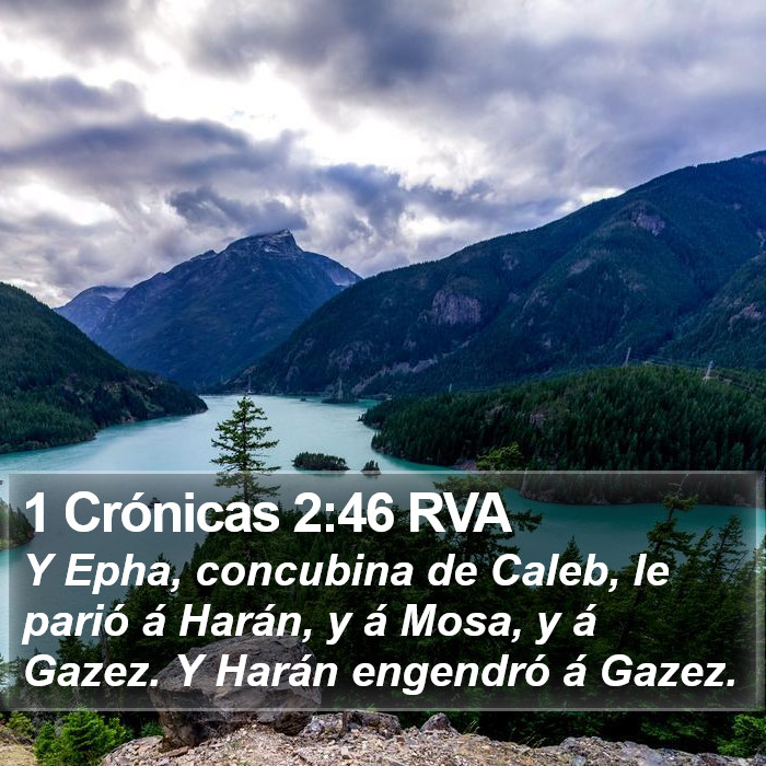 1 Crónicas 2:46 RVA Bible Study