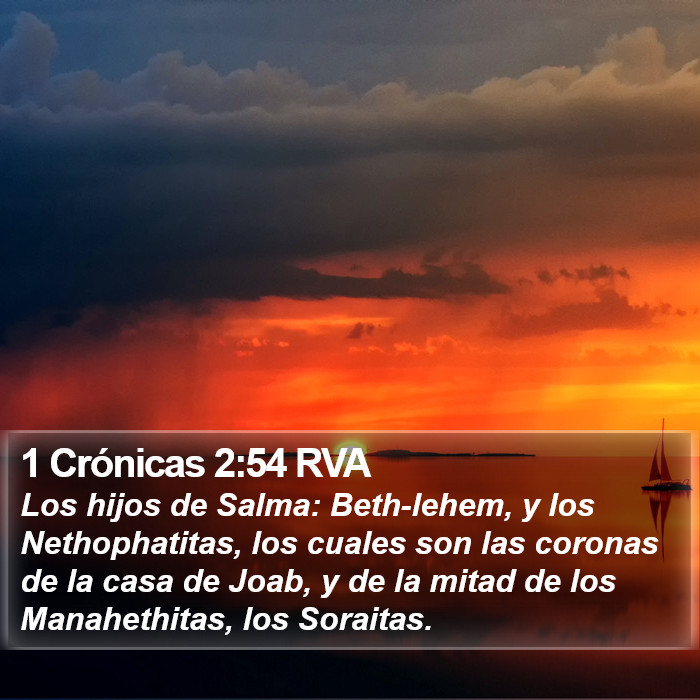 1 Crónicas 2:54 RVA Bible Study