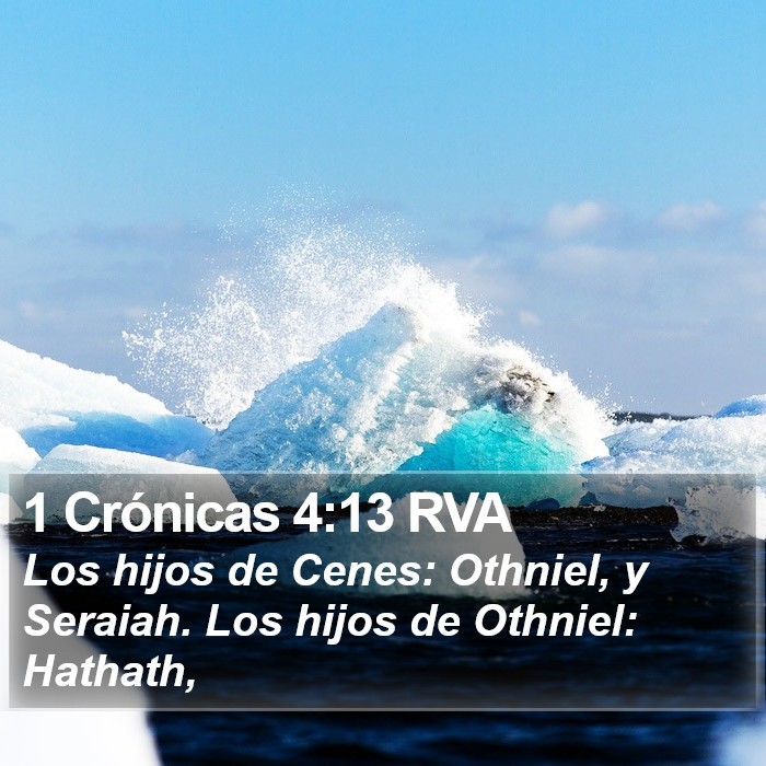 1 Crónicas 4:13 RVA Bible Study