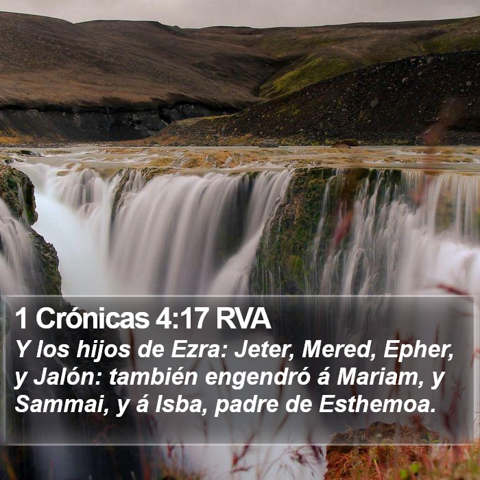 1 Crónicas 4:17 RVA Bible Study