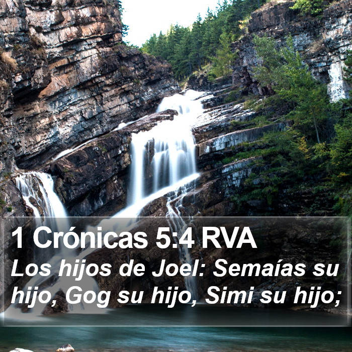 1 Crónicas 5:4 RVA Bible Study