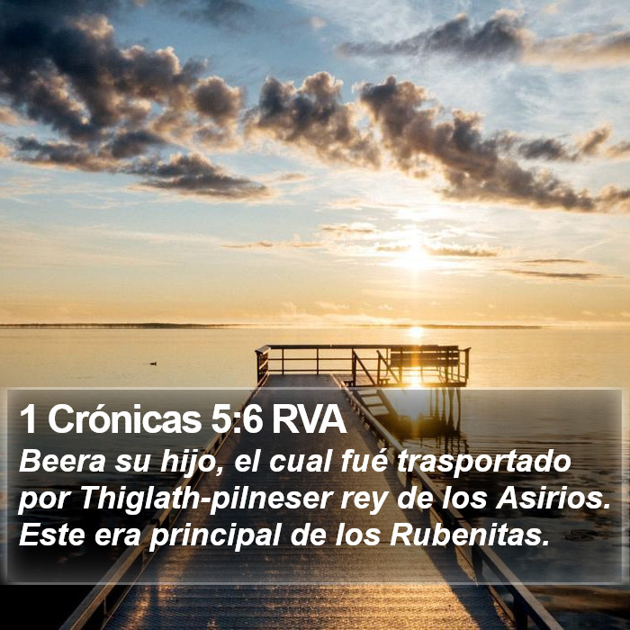 1 Crónicas 5:6 RVA Bible Study