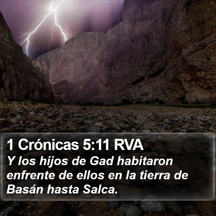 1 Crónicas 5:11 RVA Bible Study