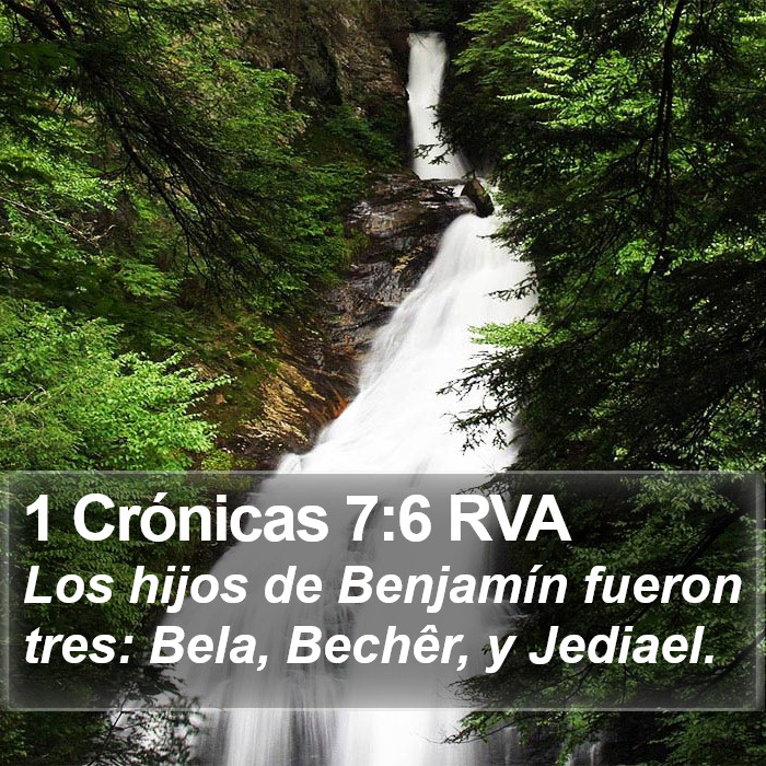 1 Crónicas 7:6 RVA Bible Study