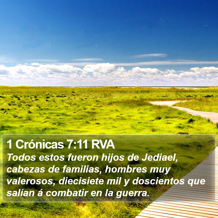 1 Crónicas 7:11 RVA Bible Study