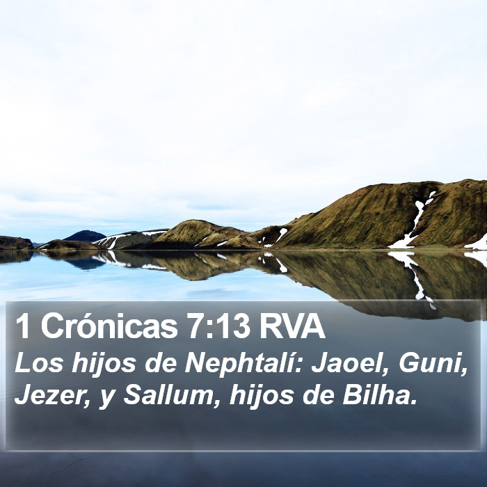 1 Crónicas 7:13 RVA Bible Study