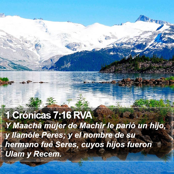 1 Crónicas 7:16 RVA Bible Study