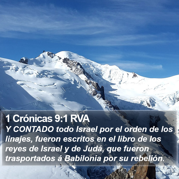 1 Crónicas 9:1 RVA Bible Study