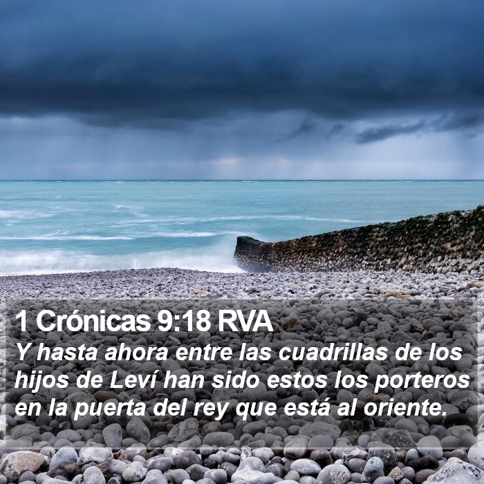 1 Crónicas 9:18 RVA Bible Study