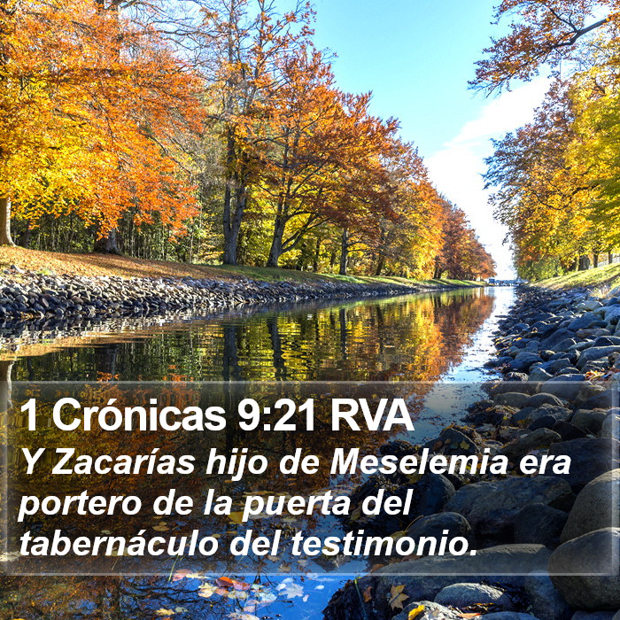 1 Crónicas 9:21 RVA Bible Study