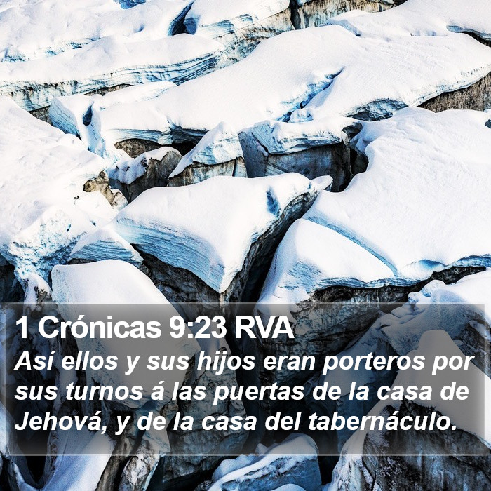 1 Crónicas 9:23 RVA Bible Study