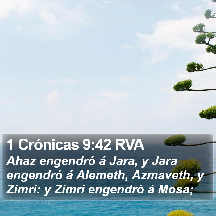 1 Crónicas 9:42 RVA Bible Study