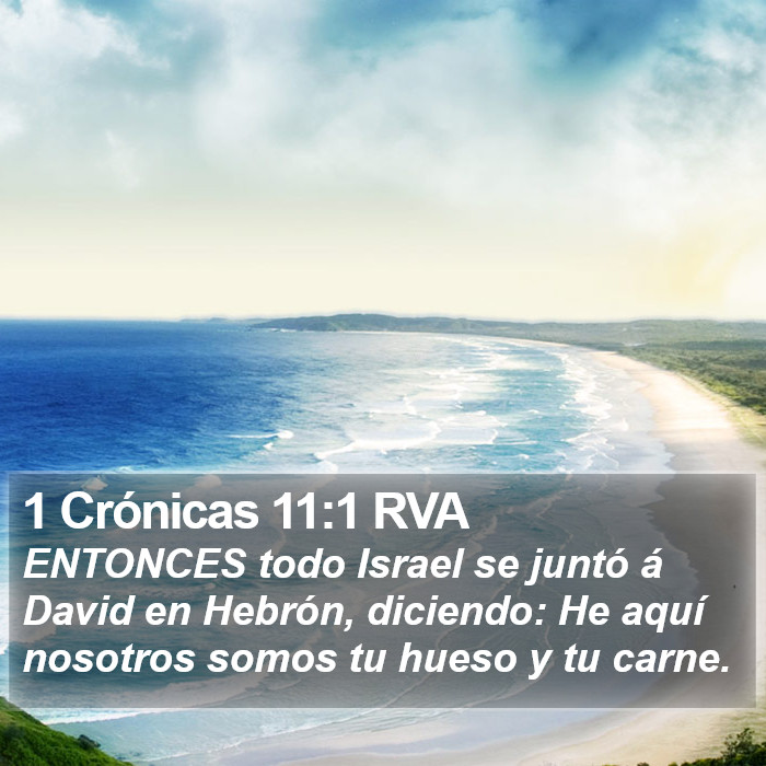 1 Crónicas 11:1 RVA Bible Study